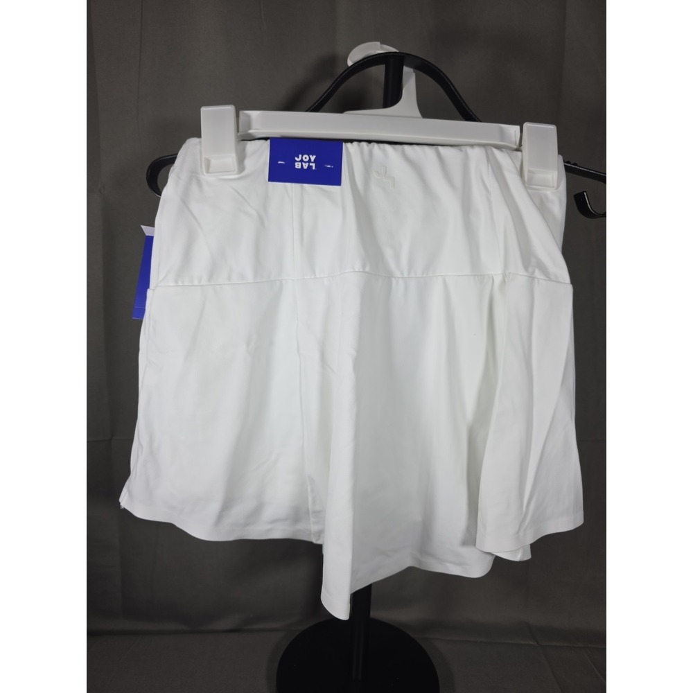Joy Lab High Rise Skort Womens Size‎ XS Extra Small, True White, Pockets